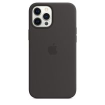 Apple Silicone Case with MagSafe pour iPhone 12 Pro Max black