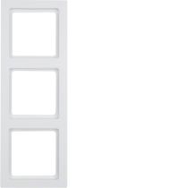 Berker 10136099 Marco Q.3 blanco polar, terciopelo