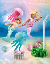 PLAYMOBIL 71504 Princess Magic Enfants mer + méduses, jeu con