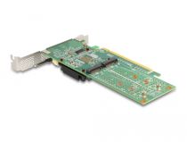 PCI Express x16 Karte zu 4 x intern NVMe M.2 Key M - Low Profile Formf