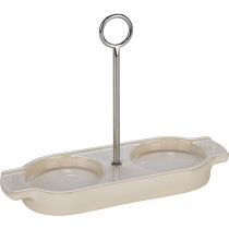achat Autre - Électroménager - Peugeot Linea Ceramic Dessous plat moulin écru 18cm