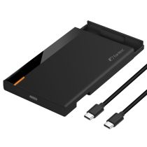 Revenda Acessórios Discos - Caixa externa FANTEC PL-25U31 preto 2,5 SATA SSD Housing 10G-Technik
