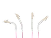 DeLock Cable Glasfaser 50/125 5m LC/LC winkelbar (OM4)