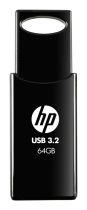 Revenda Pendrive USB - STICK HP 64GB 712w Preto USB 3.2 Flash Drive