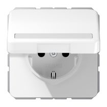 Revenda Domótica - Jung CD1520BFNAKLWW SCHUKO tomada corrente w.hinged d. 16A 250V CD 