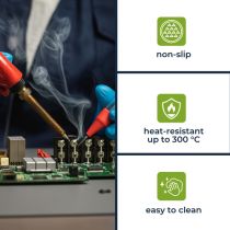 Tapis de trabalho anti-estático c/ ligação à terra