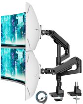 buy LCD Wall mount - ARES WING Mount de Monitor de Arm Duplo for Telas de 17-49 Poleg