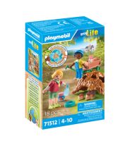PLAYMOBIL 71512 City Life Cura della famiglia di ricci, giocattolo 