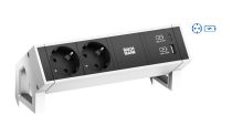 achat Domotique - BACHMANN DESK2 2x contact protection USB A&C USB Charger 22W 0,2m G 902.932