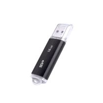 Pen Silicon Power USB-Stick 16Go USB2.0 U02 Plastic Black