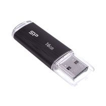 Pen Silicon Power USB-Stick 16Go USB2.0 U02 Plastic Black