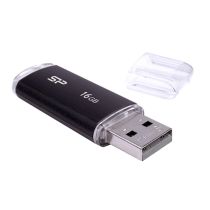Pen Silicon Power USB-Stick 16Go USB2.0 U02 Plastic Black