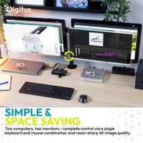 DIGITUS Docking USB-C->HDMI,Dual 3.0.2-Port,4K60Hz Coreli