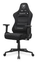 COUGAR Chaise jeu Armor One V2 noire F, PVC tissu, noir