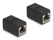 DELOCK Adaptateur RJ50 femelle femelle noir