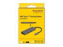DELOCK Estación acoplamiento USB Tipo-C 8K-HDMI   USB   PD 3.0 100W
