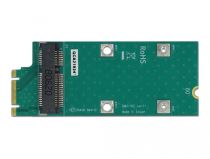 DELOCK Adaptateur + 2 clés B+M vers slot Mini PCIe (PCIe USB)