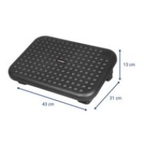 Reposapiés MAULstep, 43x31 cm, negro