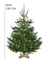 Soporte árbol Navidad Krinner Copenhagen blanco 2,5 m   12 
