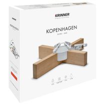 Soporte árbol Navidad Krinner Copenhagen blanco 2,5 m   12 