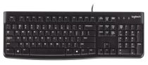 Logitech Clavier K120, clavier noir, layout EU (QWERTY), Rubberdome, 