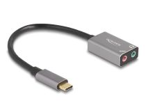 achat Hub - DELOCK Carte son externe USB Type-C + 2 x 3,5 mm jack-bu 67071