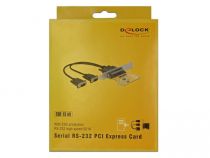 PCI Express x1 Karte zu 2 x Seriell RS-232 High Speed 921K ESD Ãœbersp