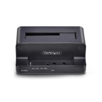 StarTech M.2 NVMe vers 2.5 3.5 SATA Drive Duplicator, Dual Bay Cloner