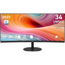 Revenda Monitor Outras marcas - MSI PRO MP341CQ E12 34INCH Curve 120Hz 4ms HDMI DP