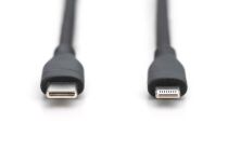 DIGITUS CABLE USB-C LIGHTNING 2.0 0.5M NEGRO