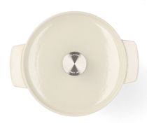 KitchenAid Rôtissoire + couvercle Fonte 22cm, crème