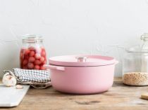 KitchenAid Rôtissoire + couvercle Fonte 26cm, rose