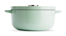KitchenAid Rôtissoire + couvercle Fonte 22cm, vert clair