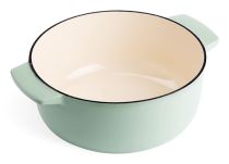 KitchenAid Rôtissoire + couvercle Fonte 26cm, vert clair