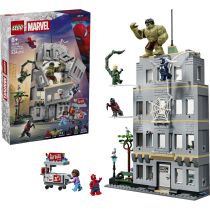 Revenda Lego - LEGO 76350 Marvel Super Heroes Big Showdown: Spider-Man vs. Hulk, brin