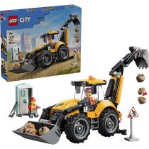 Revenda Lego - LEGO 60480 City Retroescavadora Amarela, brinquedo construção Sér