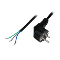 Logilink câble dalimentation CEE7 7 mâle90° extrémité câble 1,5m n