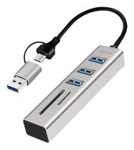 achat Hub - Logilink HUB USB 3.0, 3x USB-A, slot SD microSD, 5GBit s UA0445