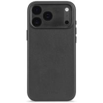 achat Etui pour iPhone - Coque arrière en cuir Decoded iPhone 17 Pro, noir D26IPO17PBC1BK