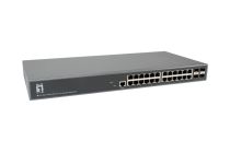 Comprar Switch - LevelOne Switch 24xGE/4x10GSFP+ TURING 19´´ Managed L3 GTL-2885