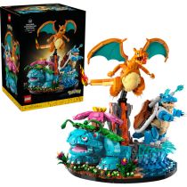 Revenda Lego - LEGO 72153 Pokémon Bisaflor, Glurak + Turtok, brinquedo construção 
