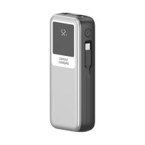 LEOTEC POWERBANK 10000MAH 35W FAST CHRG PLATA 1USB-C+1 CAB RETRACTIL U