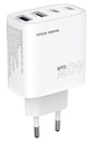Cargador Mobile Origin 40 W tecnología GaN, modelo PW22, 2 puer