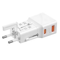 Adaptador viaje Mobile Origin 25 W UE EE. UU. Reino Unido A