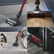 Rowenta X-Force Flex 9.60 Complete RH2099, aspirateur balai noir rouge