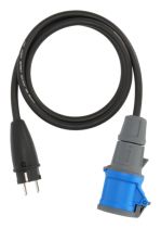 Adaptateur Brennenstuhl, câble 1,5 m, prise Schuko fiche, noir
