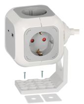 Brennenstuhl 4-Outlet Power Strip + USB PD 20W A+C, 1.4 m