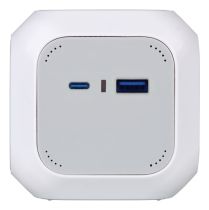 Brennenstuhl 4-Outlet Power Strip + USB PD 20W A+C, 1.4 m