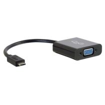 C2G USB 3.1 Adattatore USB Type-C VGA, USB-C VGA, nero, adattat
