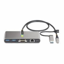 Hub Startech à 2 ports USB-C USB-A port Gigabit Ethernet et port 